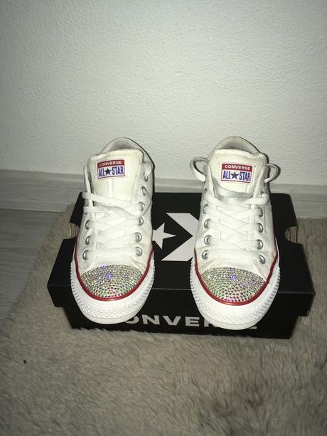 Converse swarovski original white damske tenisky, converse,37