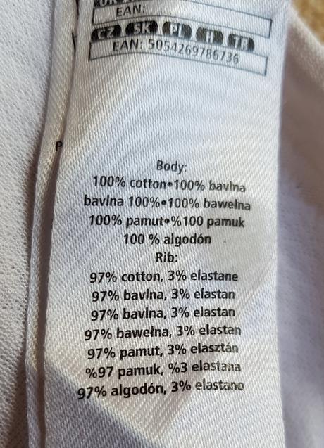 Tričko s dlhým rukávom, f&f,74