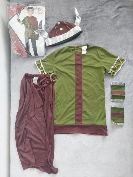 Vikingský bojovník karnevalový kostým veľ.134-140,