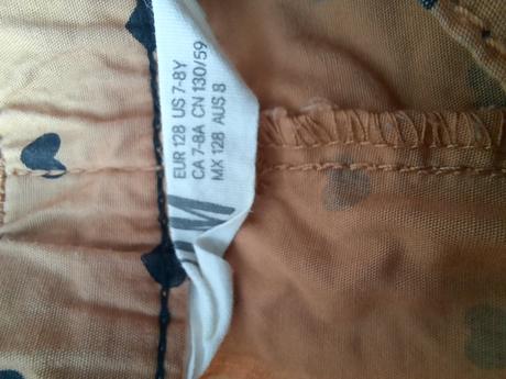 Kraťasy, h&m,128