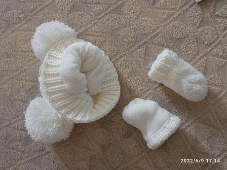 Čiapka a rukavice, f&f,56