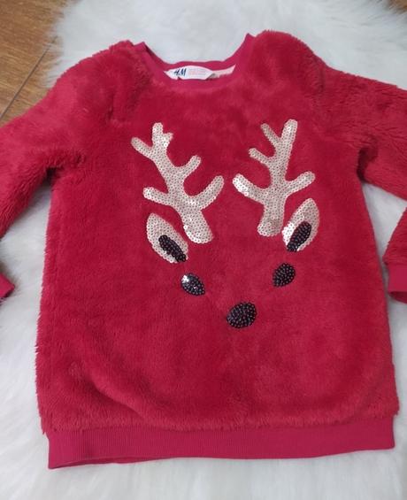 Huňaty svetrík/mikina, h&m,110