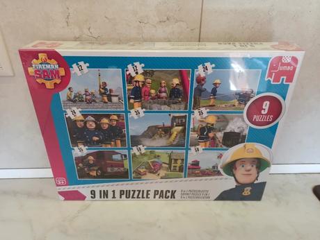 Fireman sam jumbo puzzle 9 in 1 puzzle pack, 