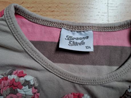 Predĺžené tričko, dole do gumy, 134