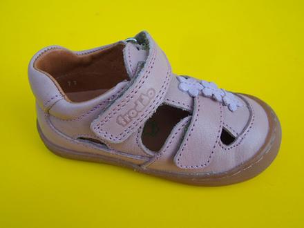 Detské kožené sandálky froddo ollie pink, froddo,19 - 28