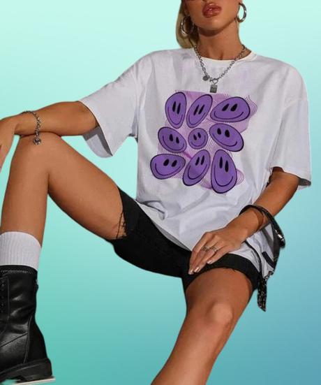 Tričko overized zn.shein, s