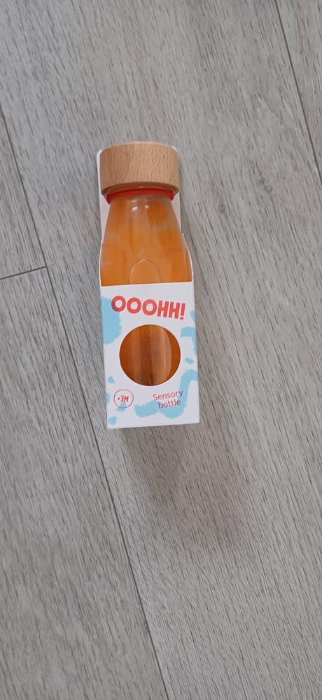 Senzoricka zvuková flasa s rybkou, 