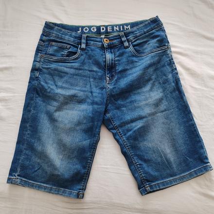 Chlapčenské krátke nohavice jog denim, 164