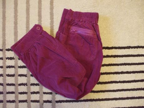 Trojštvrťové kordové nohavice, gate,128