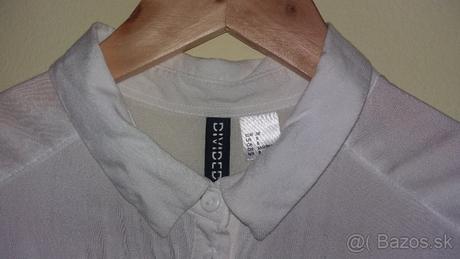 Biela blúzka h&m, h&m,38