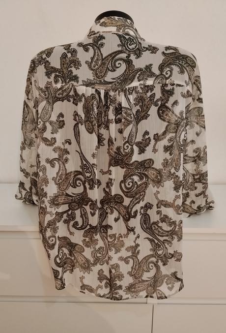 Zara vzorovaná košeľa paisley, zara,xs