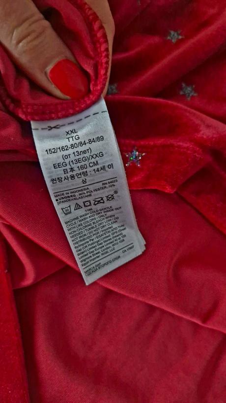 Krasne zamatove saticky s hviezdickami od gap, gap,164