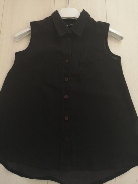 Blúzka čierna, jemná vel. 134, 134