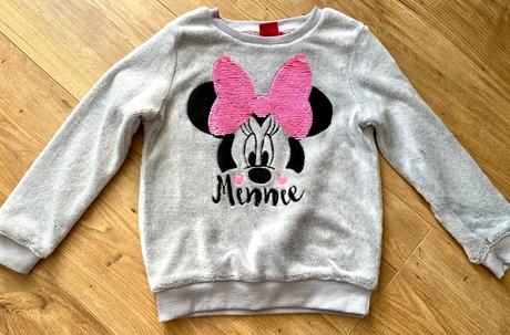Mikina minnie s flitrami vel. 116, pepco,116
