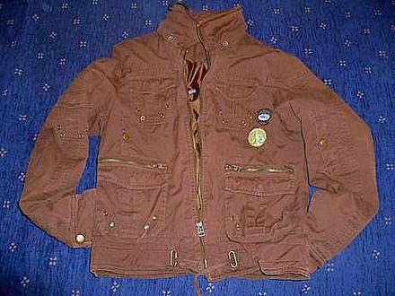 Kabát na chladné prech.dni+miernu zimu, m