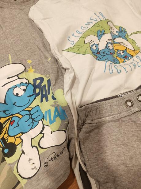 Sety / pyžamo - smurfs / šmolkovia, 122–134