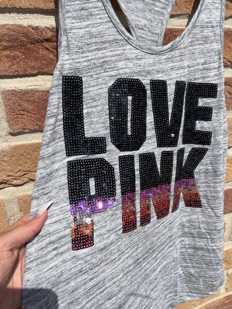 Tielko victorias secret pink, victoria's secret,xs