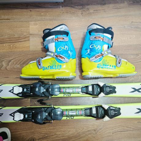 Junior lyze+palice, salomon,140-149 cm