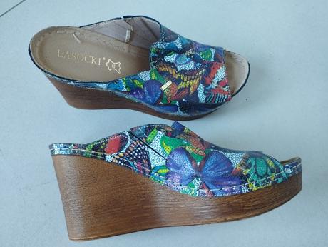 Farebné šľapky, lasocki,38