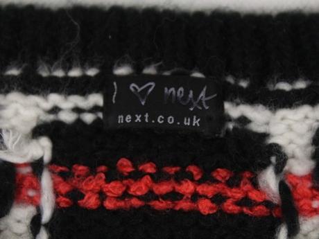 Teplý károvaný pulóver next veľ. 15-16 r. a, next,176