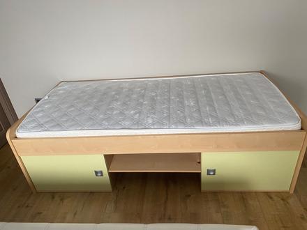 Posteľ, šírka (cm): 90,dĺžka (cm): 200