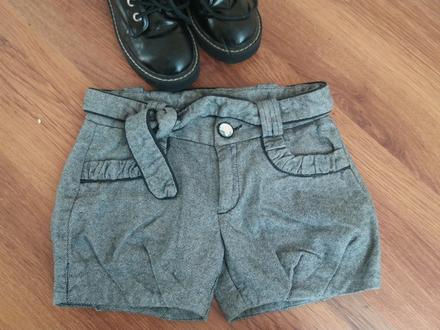 Teplé hrubé štýlové kraťasky, zara,110