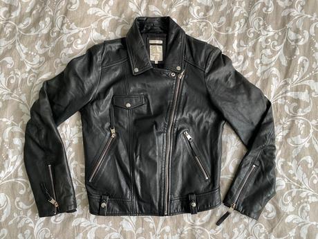 Vintage kožená bunda, zara,m