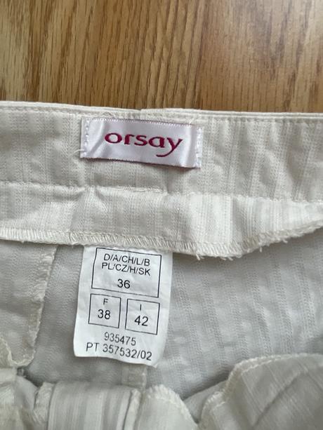 Trojštvrťové nohavice, orsay,s