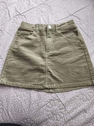 Dievčenská mančestrová sukňa, h&m,140