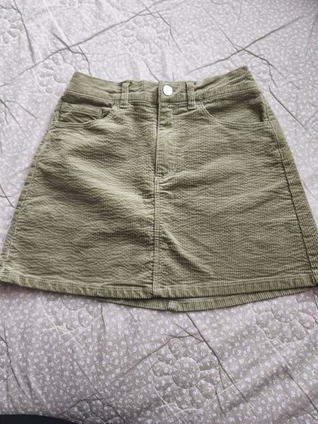 Dievčenská mančestrová sukňa, h&m,140