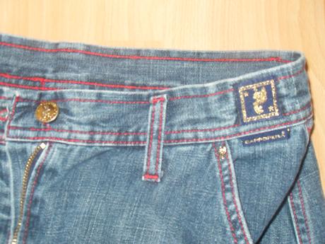 Talianska rifľová sukňa cappopera, 40