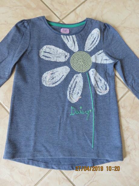Tričko s kvietkom, f&f,122