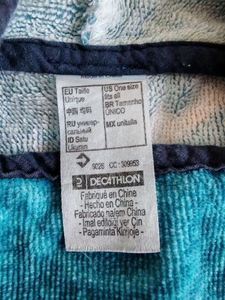 Plážové pončo, decathlon