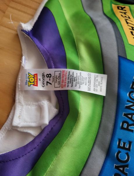 Karnevalový overal toy story na 7-8 rokov, 