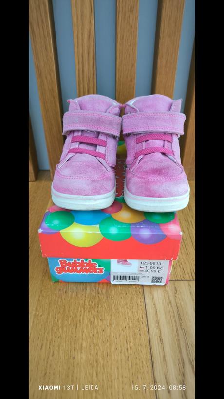 Členkové tenisky bata, bubble gummers,25