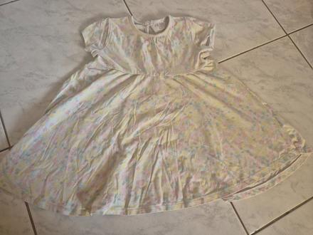 Biele šaty s kvetmi, f&f,80