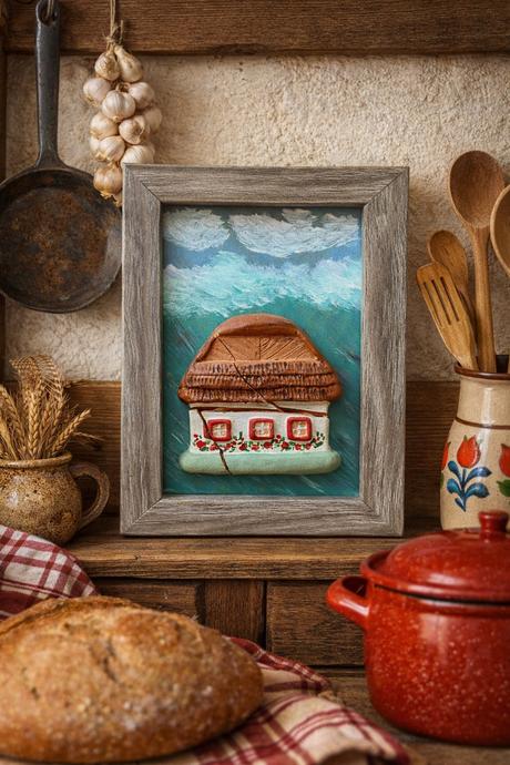 Obrázok rozprávkový vidiecky domček, 