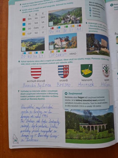 Pracovné zošity a učebnice vypracované,