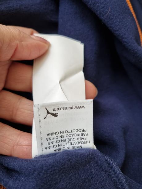 Športová tmavomodrá pánska mikina puma veľ. xxl, puma,xxl