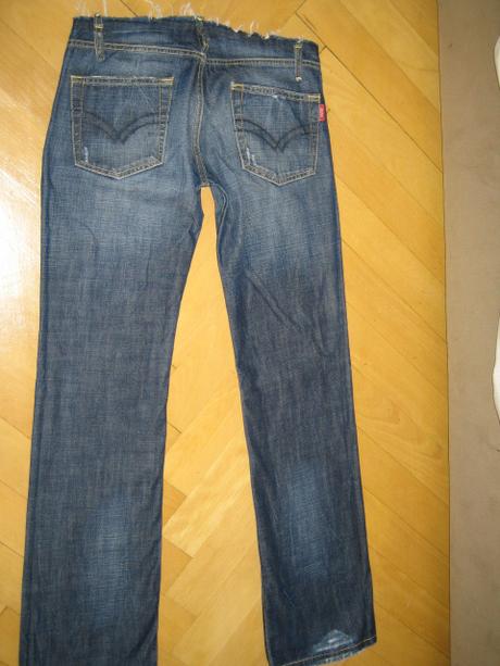 Blaumax dierovane boot cut jeans, s