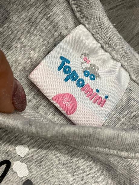 Dievčenský melírovaný overal (56), topomini,56