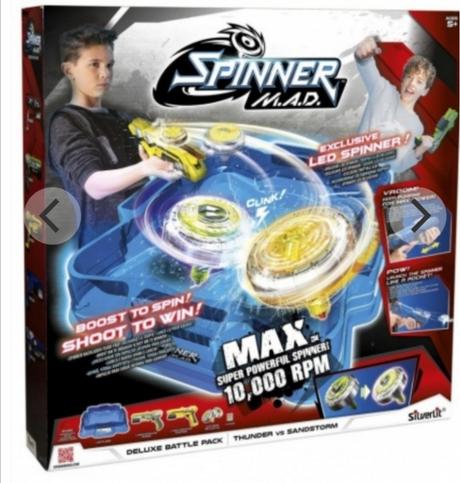 Vystrelovaci spinner s arenou, 