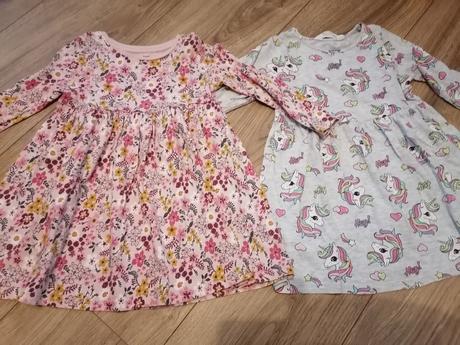 Šatky - 98/104 h&m dlhý rukáv, 104
