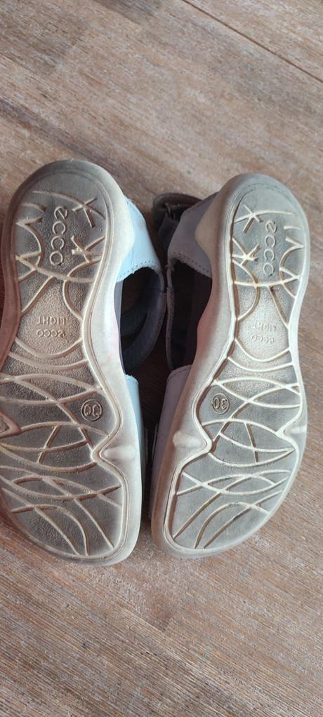 Kozene sandalky, ecco,30