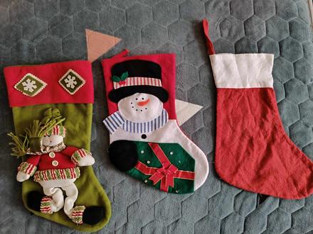 - ponožky-mikulášske, vianočné -,