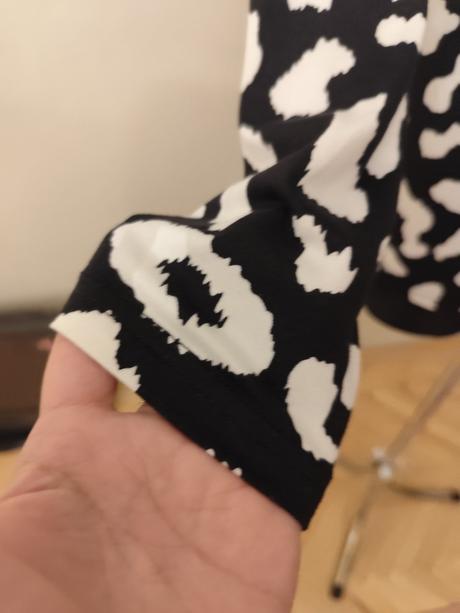 Čiernobiele tričko s golierikom, pepco,l