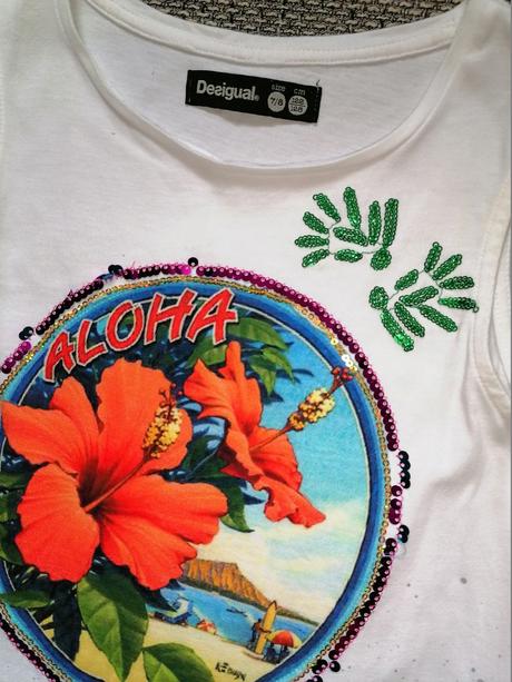 Šaty s kvetom, desigual,128