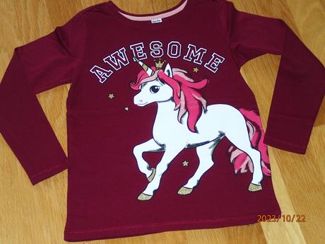 Bordové tričko, takko,128