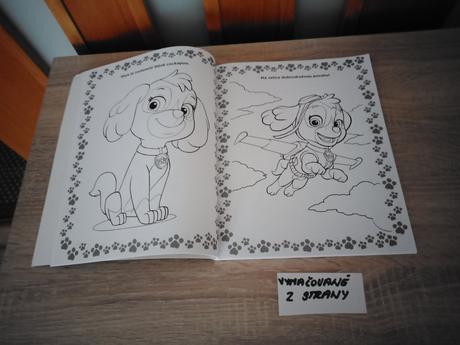 Tlapková patrola-omalovanky, 