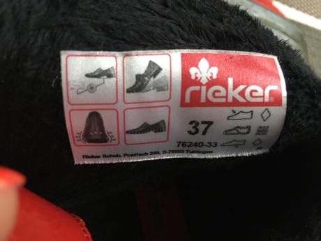 Členková obuv -baganče, rieker,37